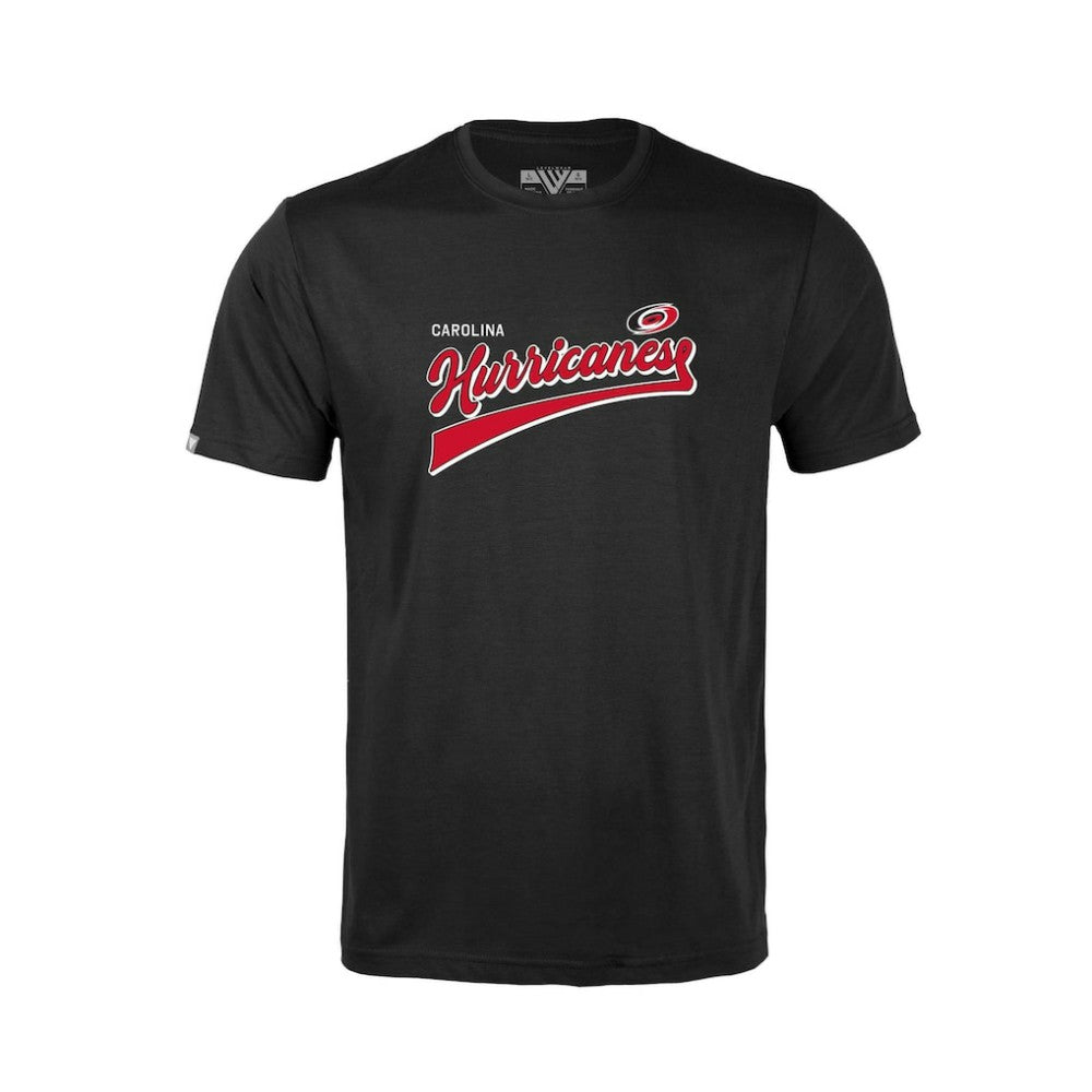 NHL Carolina Hurricanes Levelwear Youth Little Richmond Retro Script T-Shirt