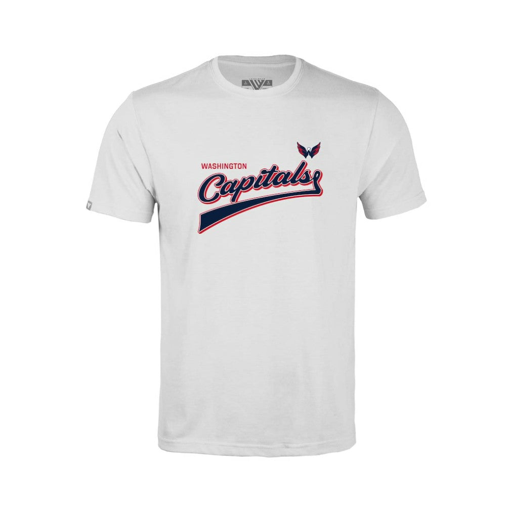 NHL Washington Capitals Levelwear Youth Little Richmond Retro Script T-Shirt