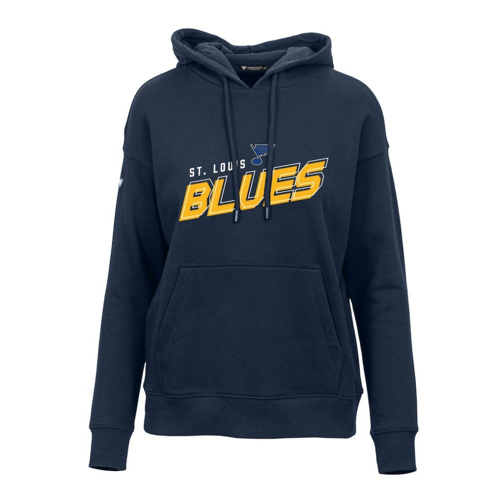 NHL St. Louis Blues Levelwear Women's Adorn Premier 2.0 Fleece Pullover Hoodie
