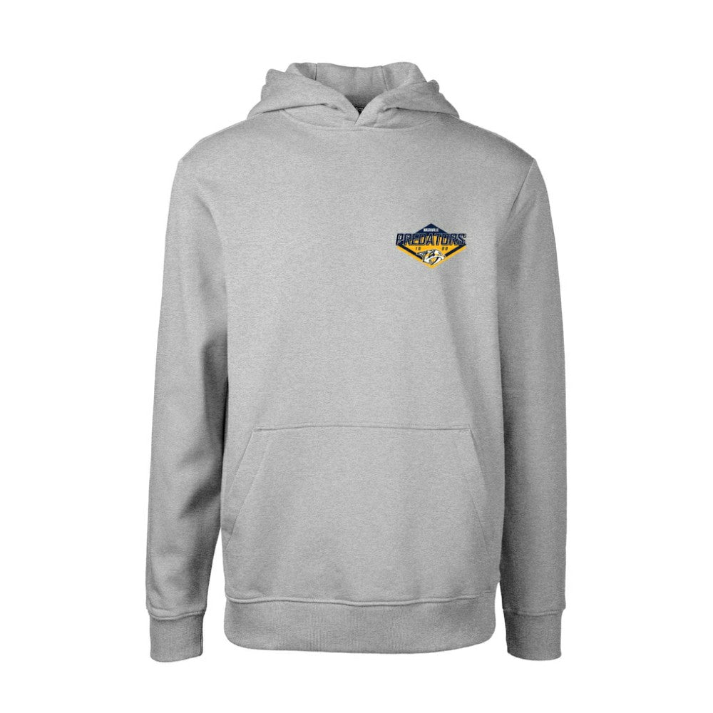 NHL Nashville Predators Levelwear Youth Podium Club Patch 2.0 Fleece Pullover Hoodie