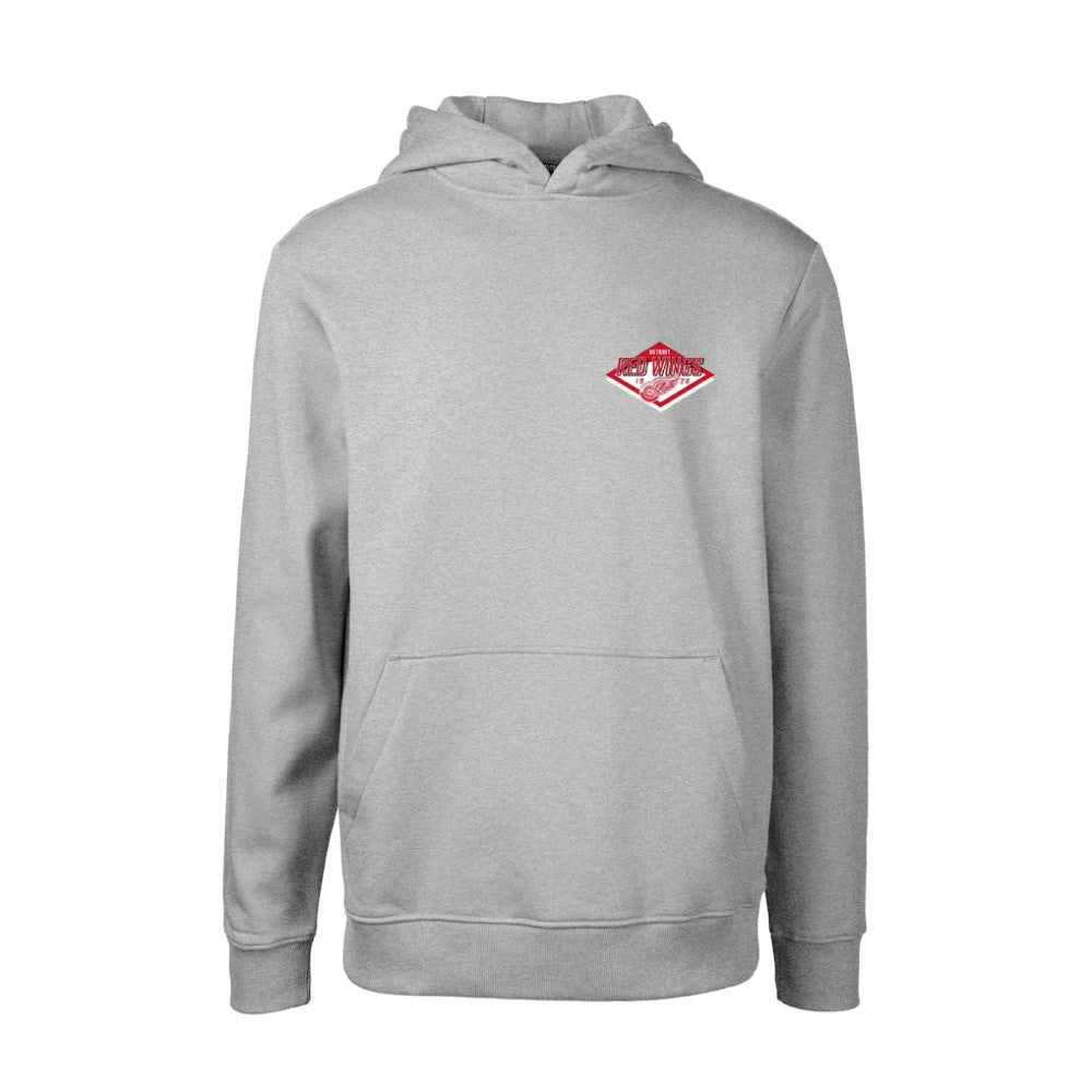 NHL Detroit Red Wings Levelwear Youth Podium Club Patch 2.0 Fleece Pullover Hoodie