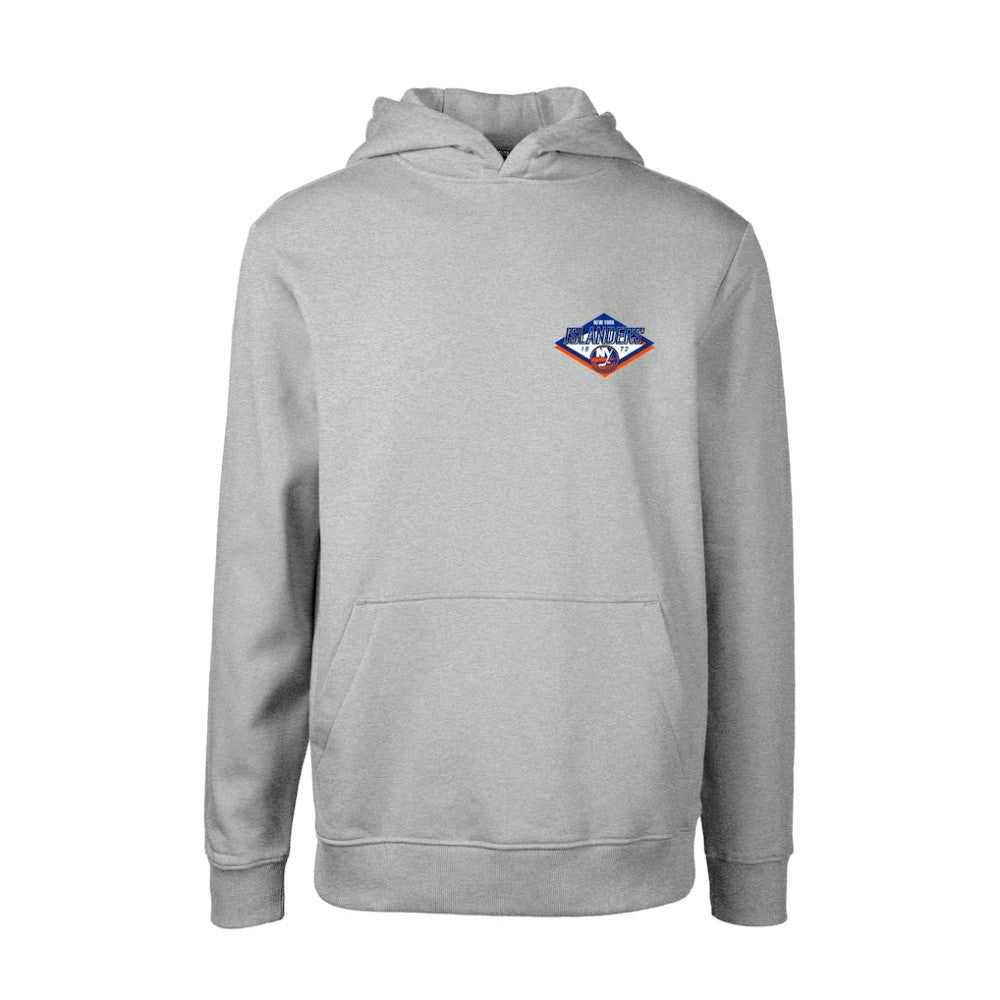 NHL New York Islanders Levelwear Youth Podium Club Patch 2.0 Fleece Pullover Hoodie