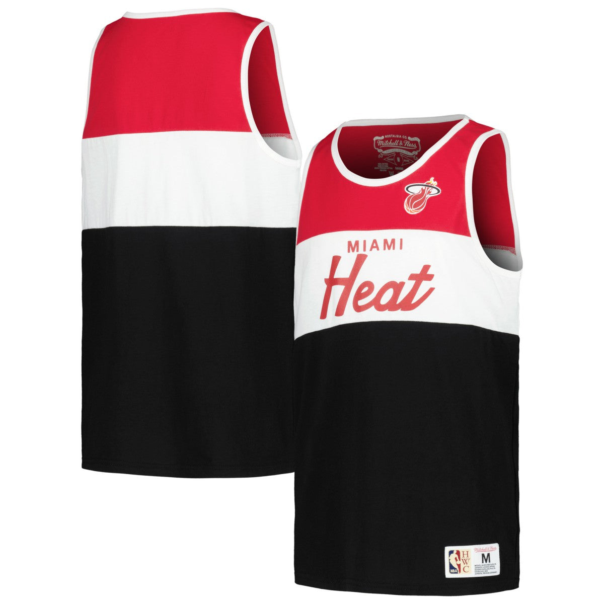 Mitchell & Ness Miami Heat Youth Hardwood Classics Special Script Tank Top