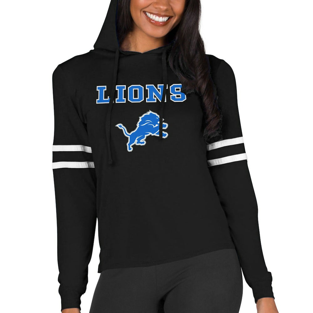 Concepts Sport Women's Marathon Lightweight Lounge Pullover Hoodie - Detroit Lions Hoodies