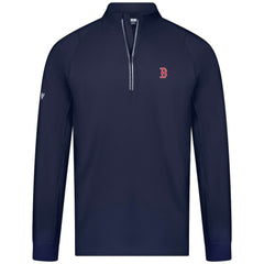 Navy Boston Red Sox Levelwear Theory Insignia Quarter-Zip Pullover