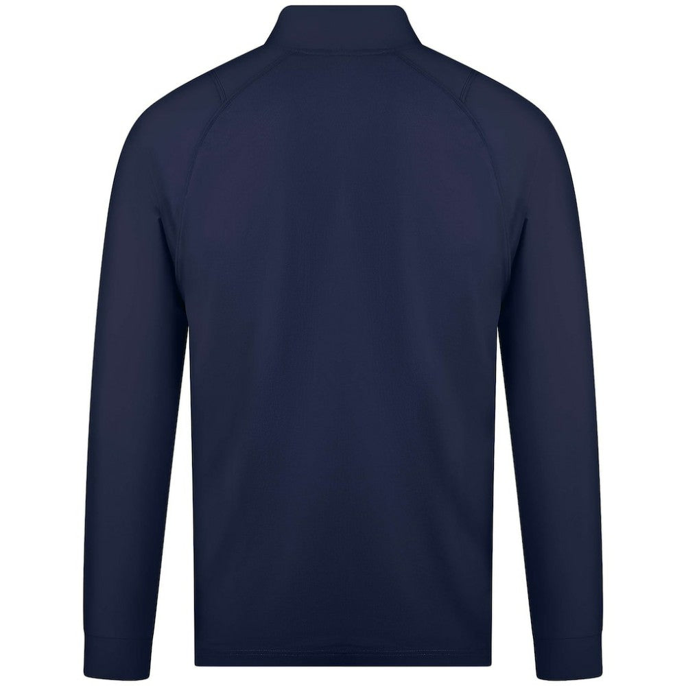Navy New York Yankees Levelwear Theory Insignia Quarter-Zip Pullover