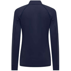 Navy Atlanta Braves Levelwear Women's Kinetic Insignia Quarter-Zip Pullover