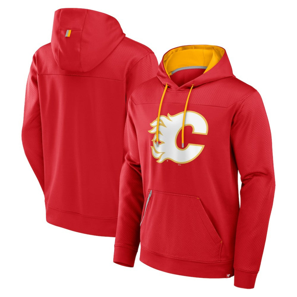 NHL Calgary Flames Fanatics Defender Pullover Hoodie
