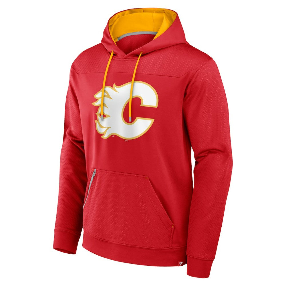 NHL Calgary Flames Fanatics Defender Pullover Hoodie