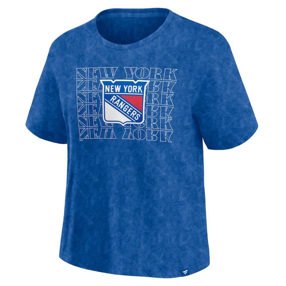 NHL New York Rangers Fanatics Women's Faded Wash T-Shirt