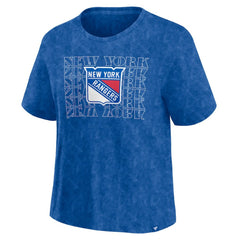 NHL New York Rangers Fanatics Women's Faded Wash T-Shirt