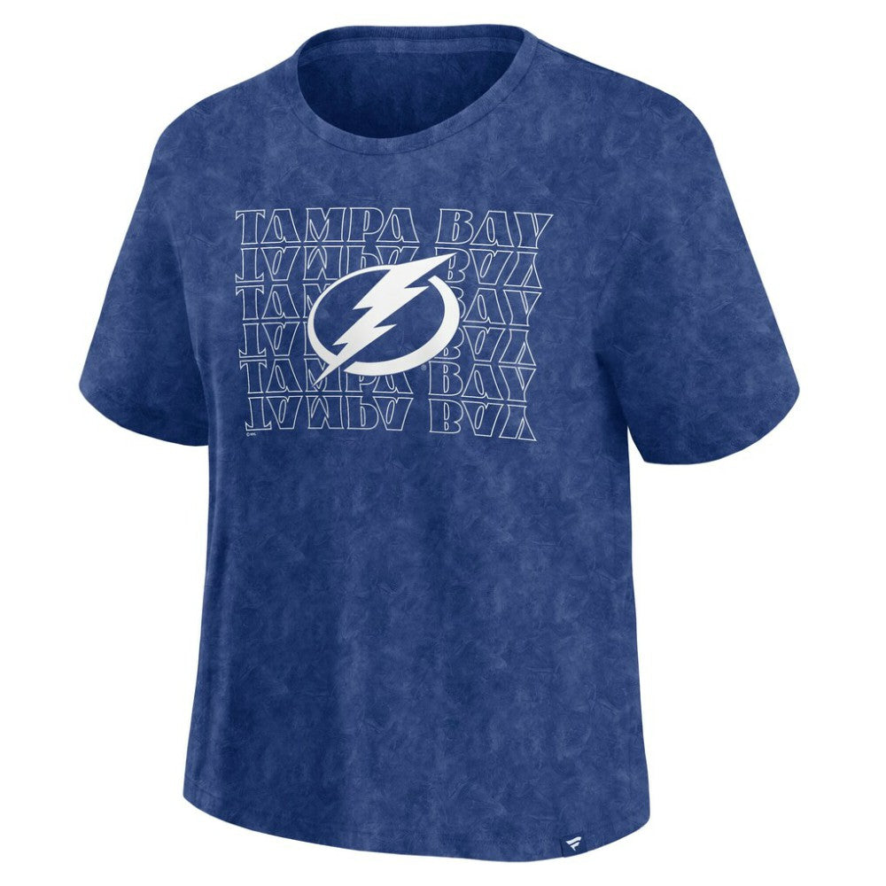 NHL Tampa Bay Lightning Fanatics Women's Faded Wash T-Shirt