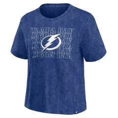 NHL Tampa Bay Lightning Fanatics Women's Faded Wash T-Shirt