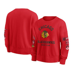 NHL Chicago Blackhawks Fanatics Women's Go Team Pullover Sweatshirt