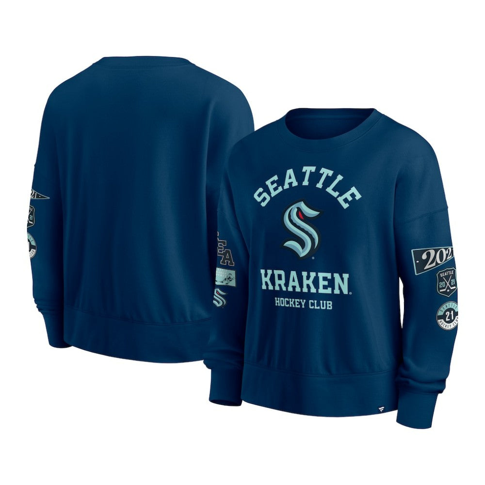 NHL Seattle Kraken Fanatics Women's Go Team Pullover Sweatshirt