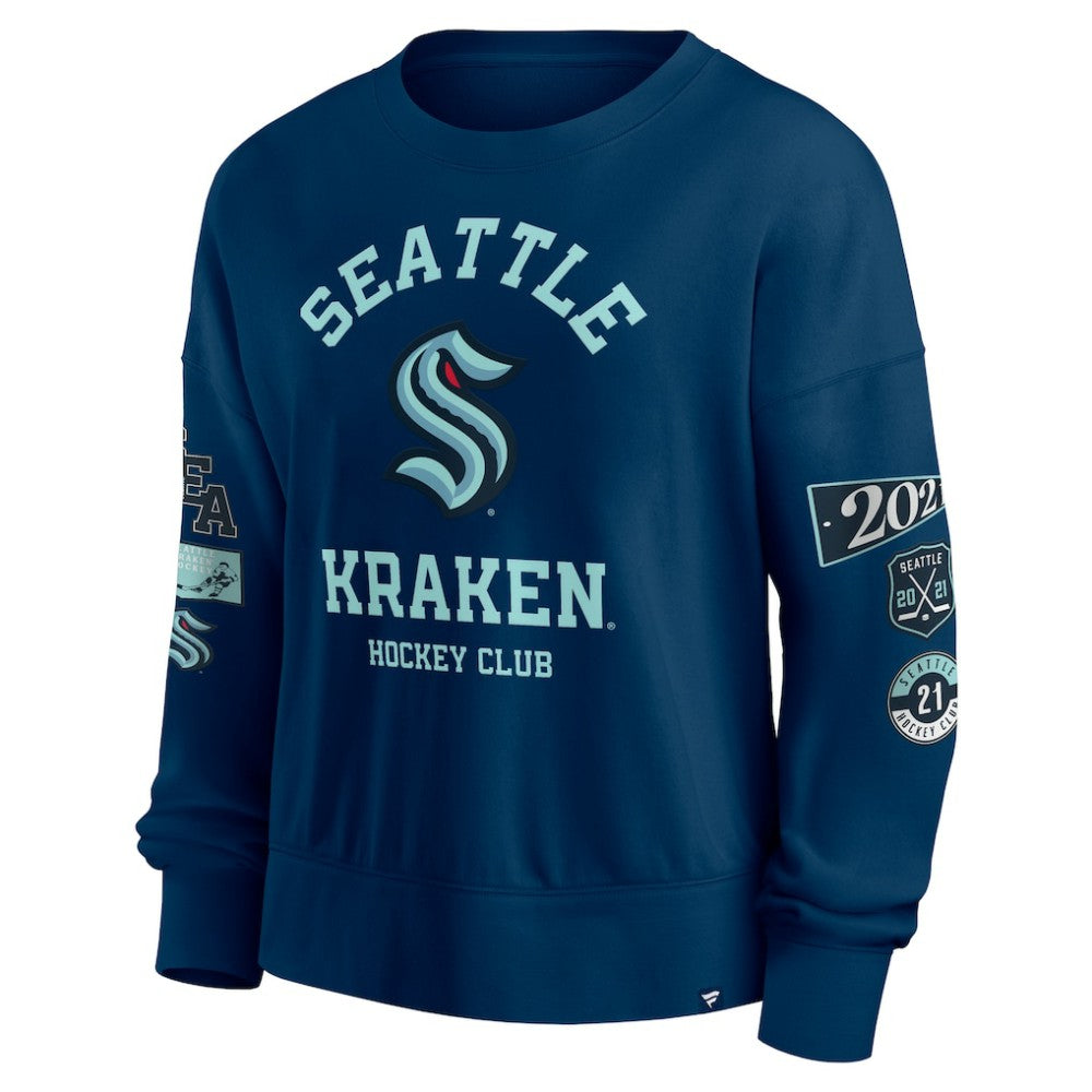 NHL Seattle Kraken Fanatics Women's Go Team Pullover Sweatshirt