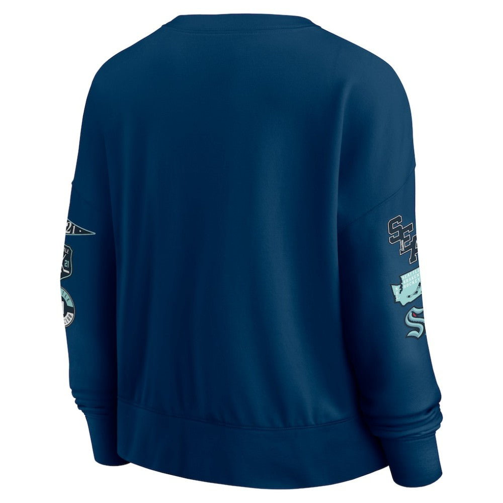 NHL Seattle Kraken Fanatics Women's Go Team Pullover Sweatshirt