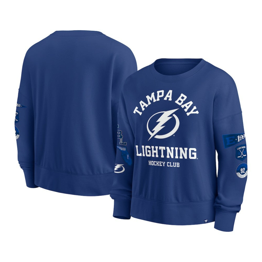NHL Tampa Bay Lightning Fanatics Women's Go Team Pullover Sweatshirt