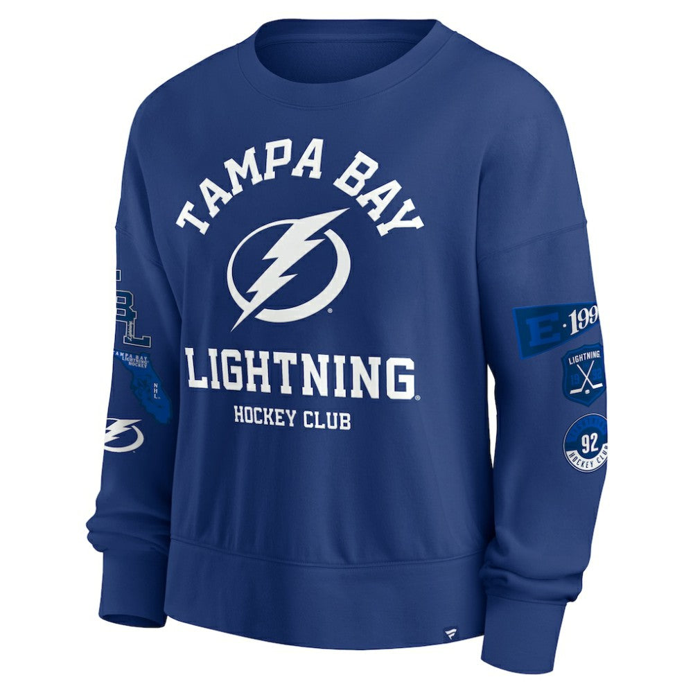 NHL Tampa Bay Lightning Fanatics Women's Go Team Pullover Sweatshirt
