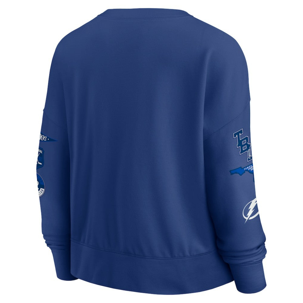 NHL Tampa Bay Lightning Fanatics Women's Go Team Pullover Sweatshirt