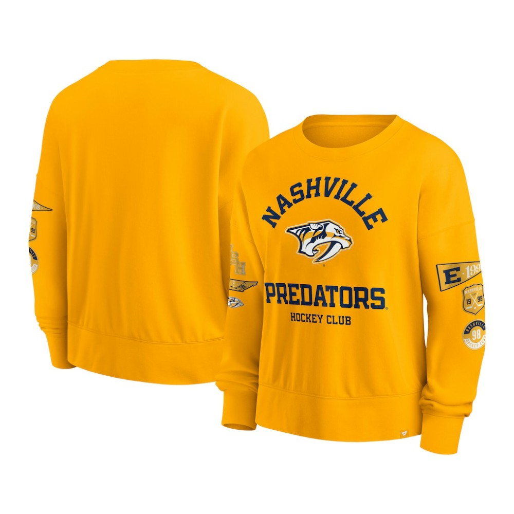 NHL Nashville Predators Fanatics Women's Go Team Pullover Sweatshirt