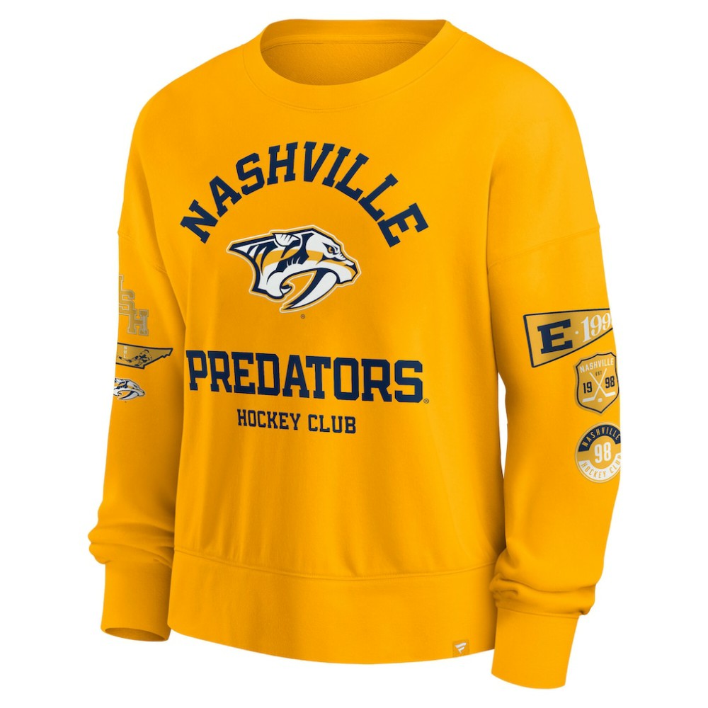 NHL Nashville Predators Fanatics Women's Go Team Pullover Sweatshirt