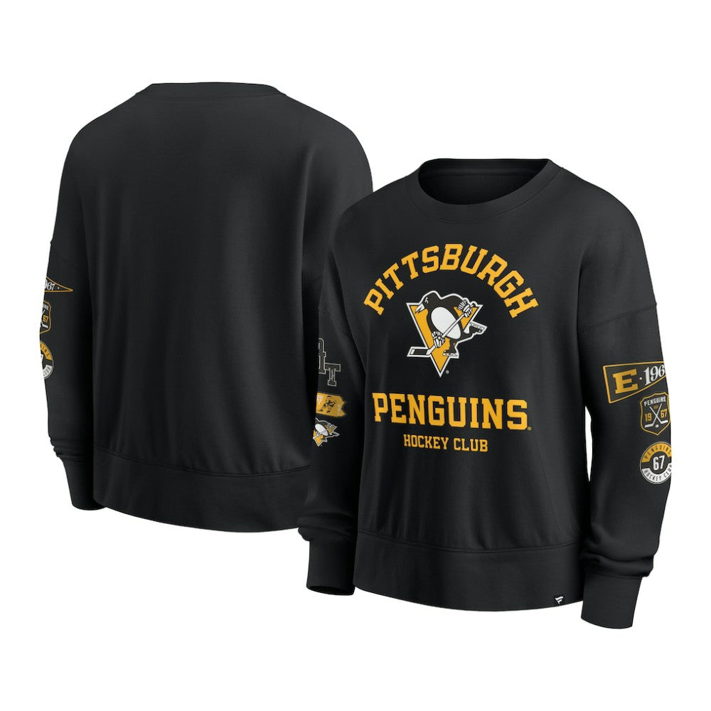 NHL Pittsburgh Penguins Fanatics Women's Go Team Pullover Sweatshirt