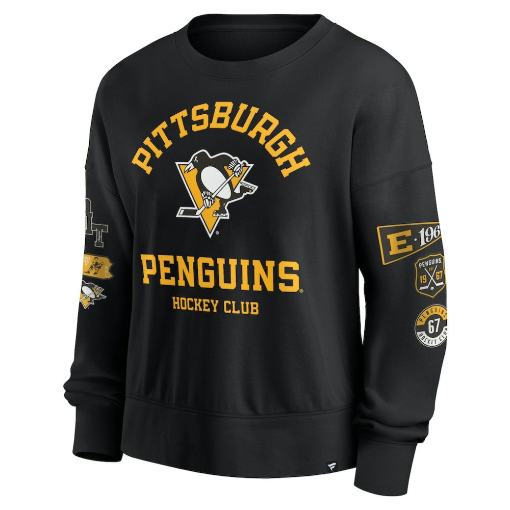 NHL Pittsburgh Penguins Fanatics Women's Go Team Pullover Sweatshirt