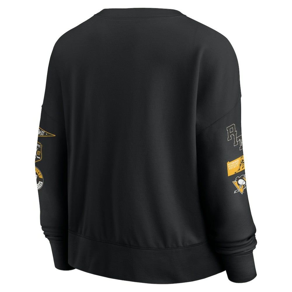 NHL Pittsburgh Penguins Fanatics Women's Go Team Pullover Sweatshirt