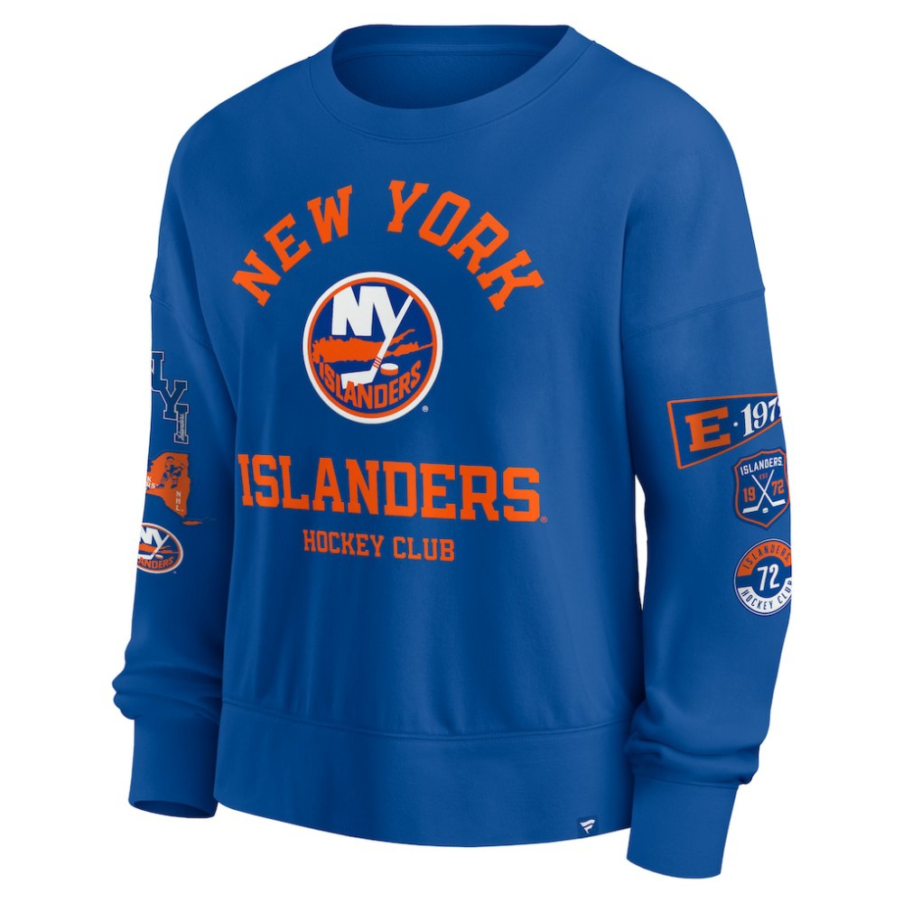 NHL New York Islanders Fanatics Women's Go Team Pullover Sweatshirt