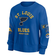 NHL St. Louis Blues Fanatics Women's Go Team Pullover Sweatshirt