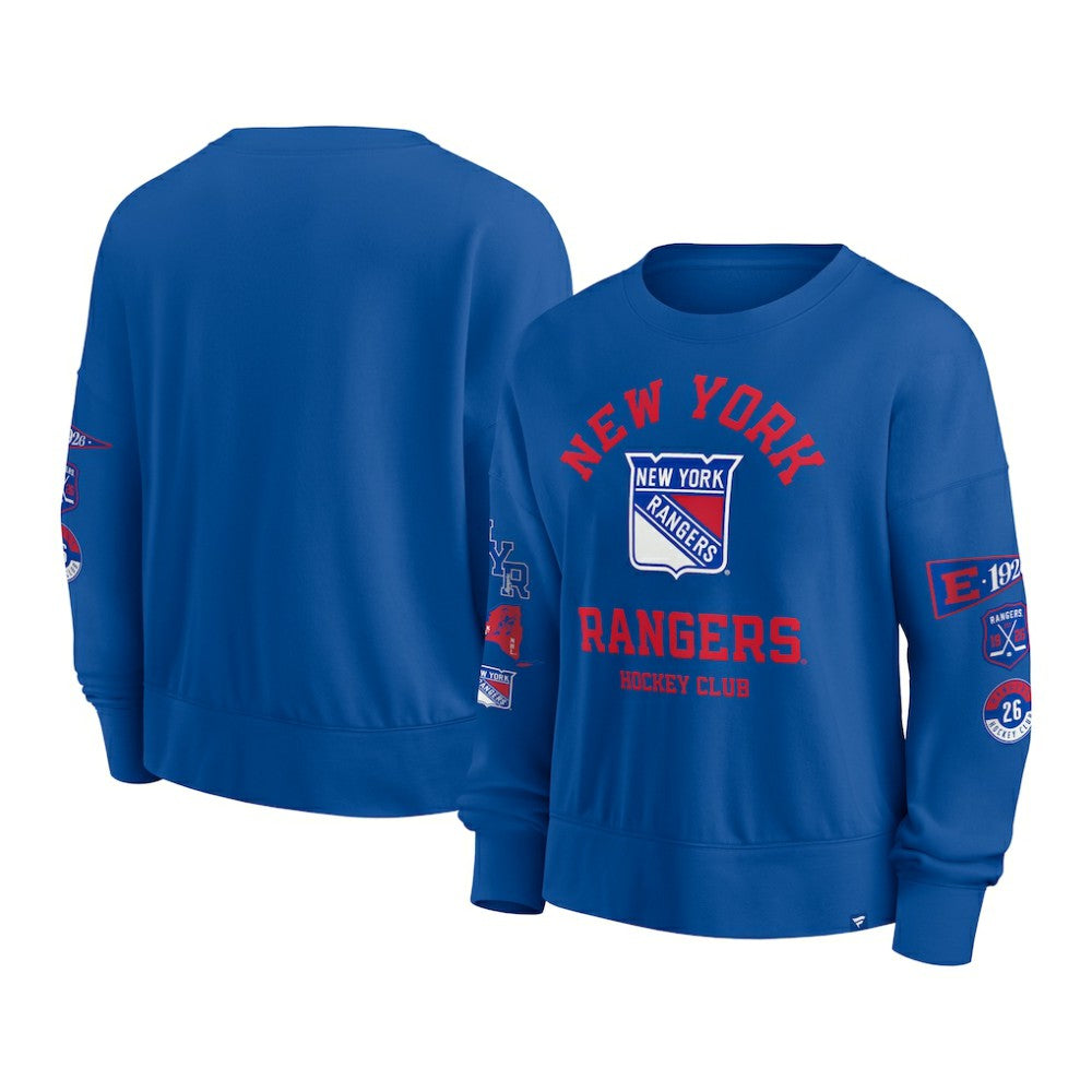 NHL New York Rangers Fanatics Women's Go Team Pullover Sweatshirt