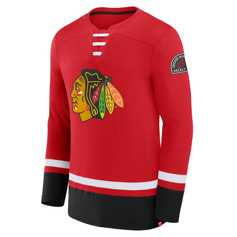 NHL Chicago Blackhawks Fanatics High Point Long Sleeve T-Shirt