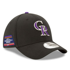 Black Colorado Rockies New Era 2024 MLB World Tour Mexico City Series 39THIRTY Flex Hat