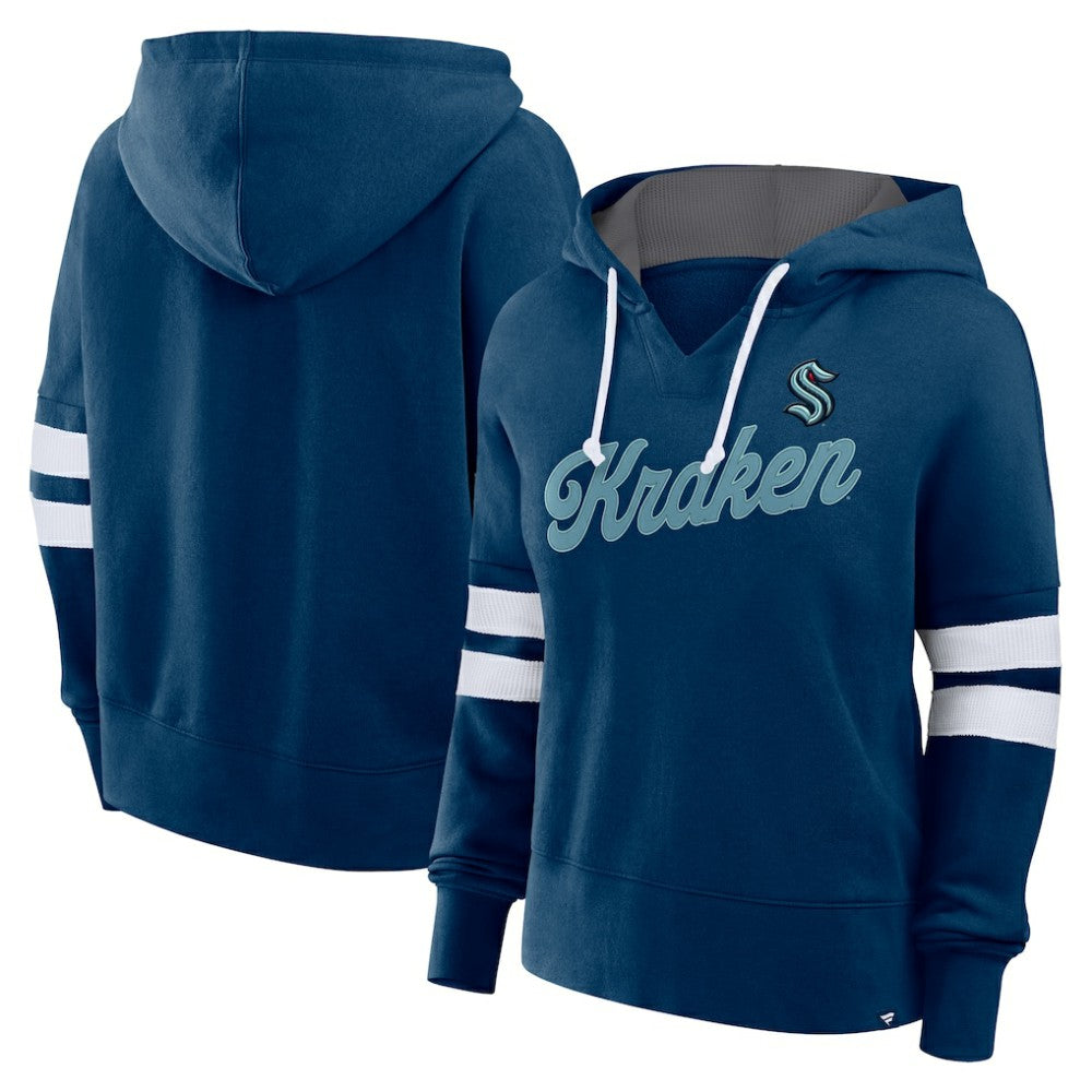 NHL Seattle Kraken Fanatics Women's Oversized Seize Pullover Hoodie