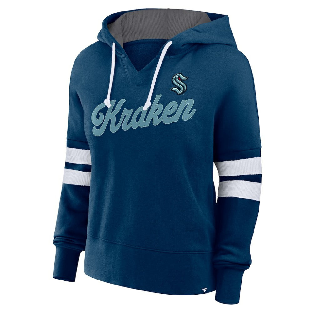 NHL Seattle Kraken Fanatics Women's Oversized Seize Pullover Hoodie