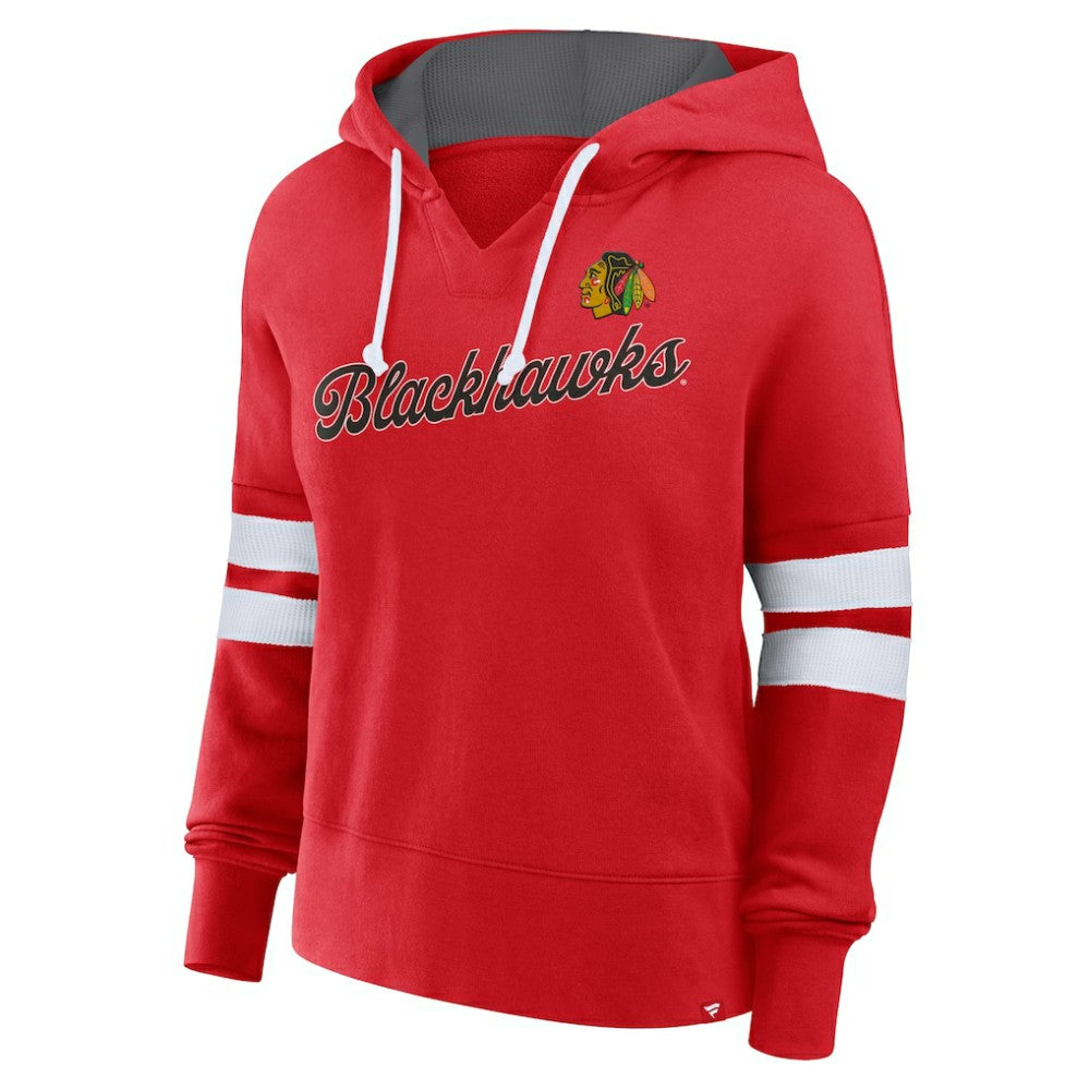 NHL Chicago Blackhawks Fanatics Women's Oversized Seize Pullover Hoodie