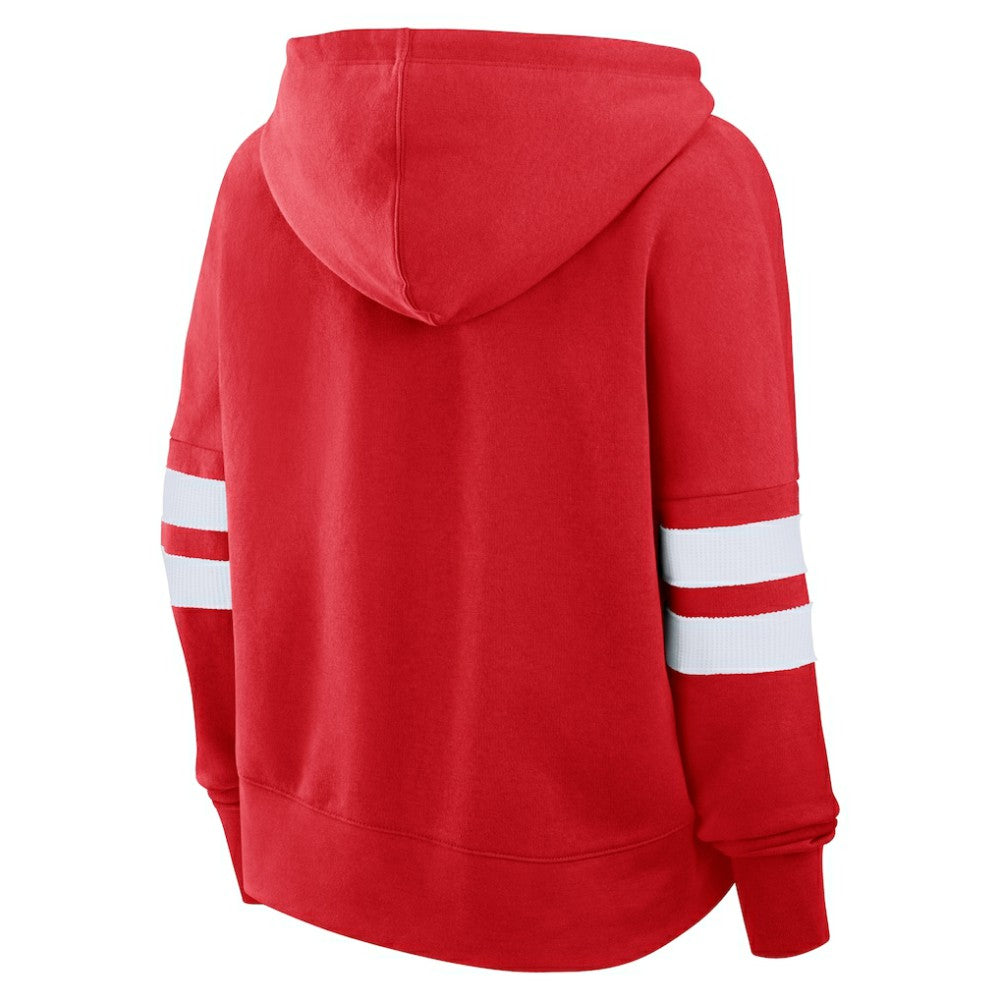 NHL Chicago Blackhawks Fanatics Women's Oversized Seize Pullover Hoodie