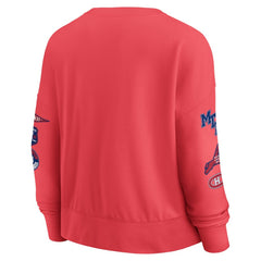 NHL Montreal Canadiens Fanatics Women's Oversized Vintage Go Team Pullover Sweatshirt