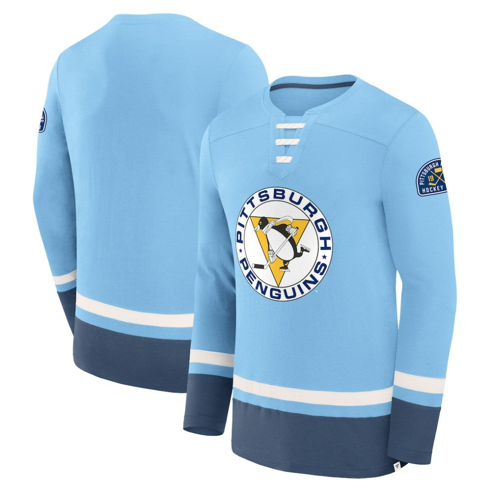 NHL Pittsburgh Penguins Fanatics Vintage High Point Long Sleeve T-Shirt