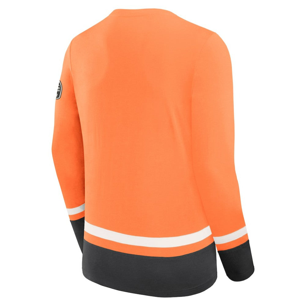 NHL Philadelphia Flyers Fanatics Vintage High Point Long Sleeve T-Shirt