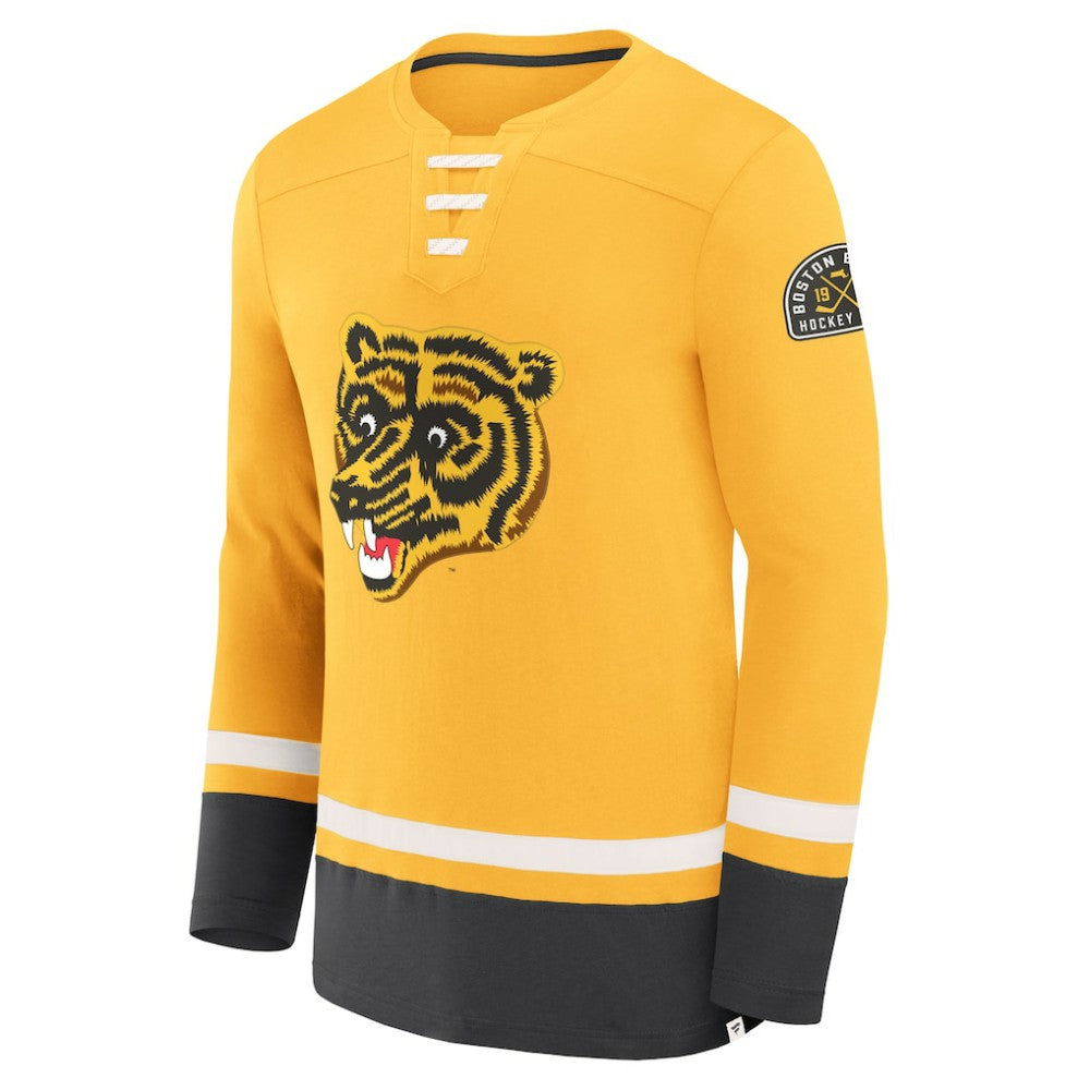 NHL Boston Bruins Fanatics Vintage High Point Long Sleeve T-Shirt