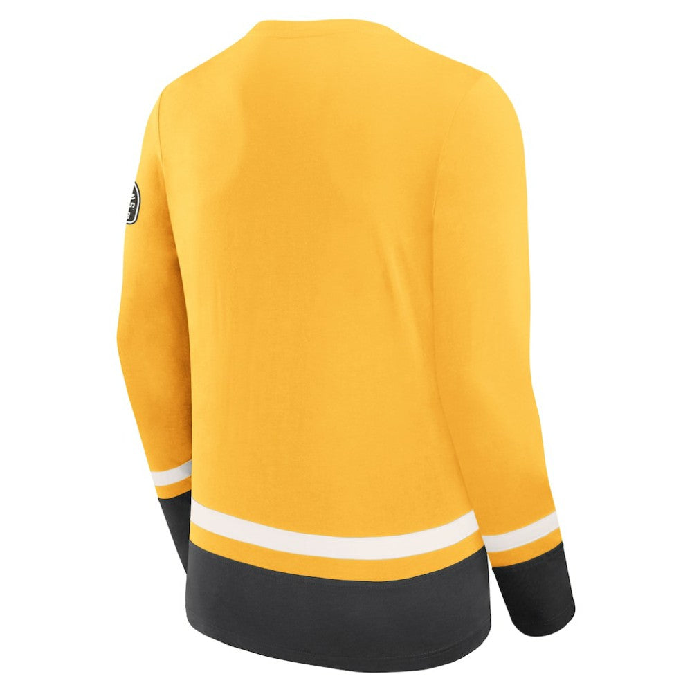 NHL Boston Bruins Fanatics Vintage High Point Long Sleeve T-Shirt