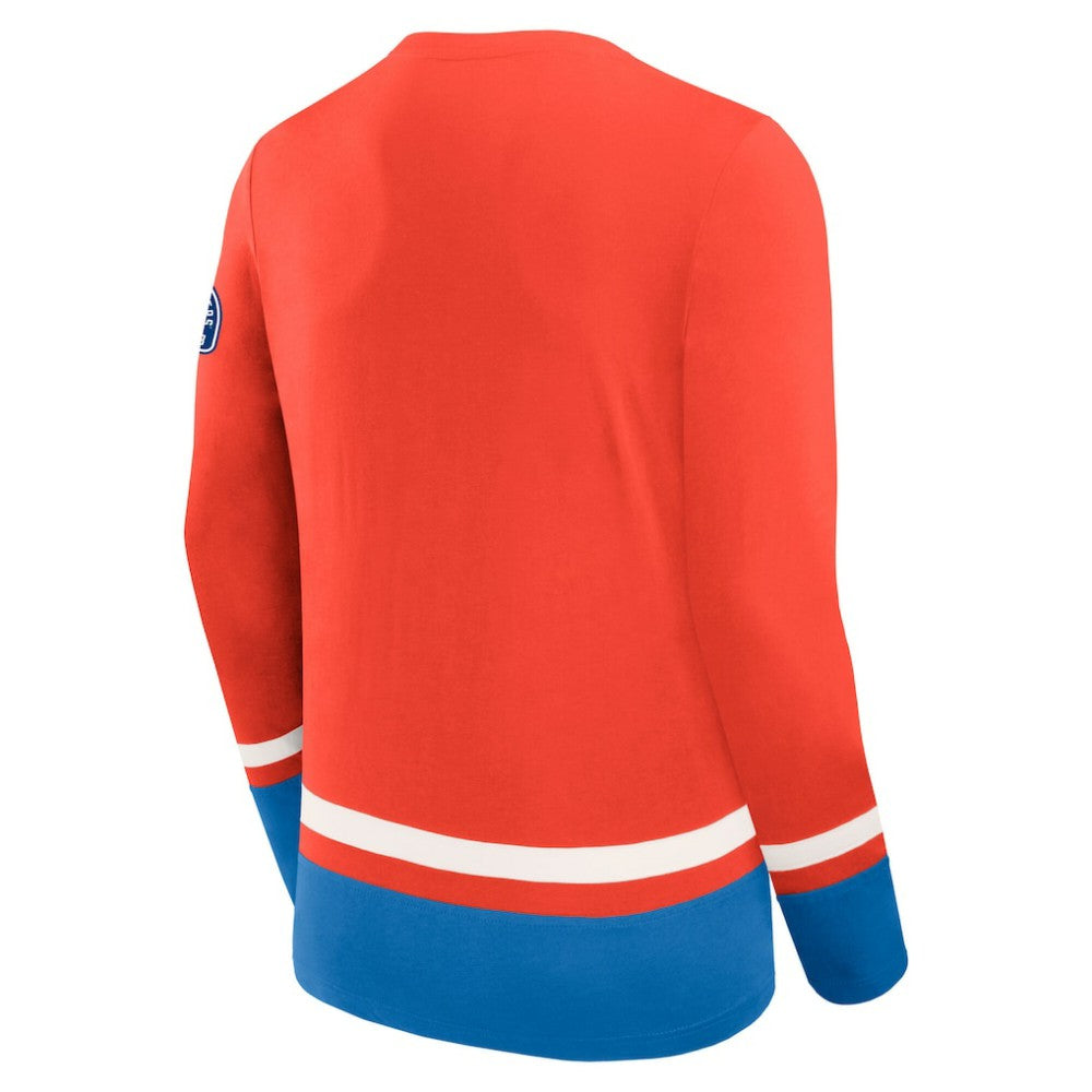 NHL New York Rangers Fanatics Vintage High Point Long Sleeve T-Shirt