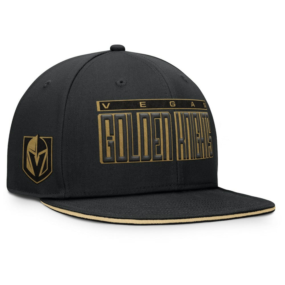NHL Vegas Golden Knights Fanatics Fundamental Gino Stack Snapback Hat