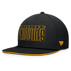 NHL Pittsburgh Penguins Fanatics Fundamental Gino Stack Snapback Hat