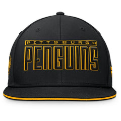 NHL Pittsburgh Penguins Fanatics Fundamental Gino Stack Snapback Hat