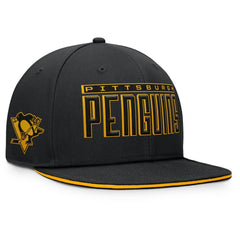 NHL Pittsburgh Penguins Fanatics Fundamental Gino Stack Snapback Hat