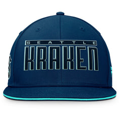 NHL Seattle Kraken Fanatics Fundamental Gino Stack Snapback Hat