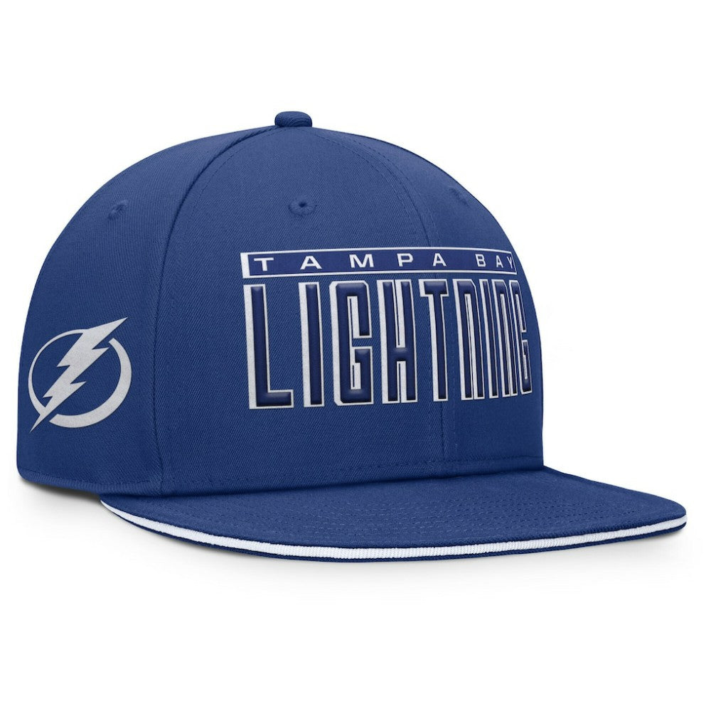 NHL Tampa Bay Lightning Fanatics Fundamental Gino Stack Snapback Hat